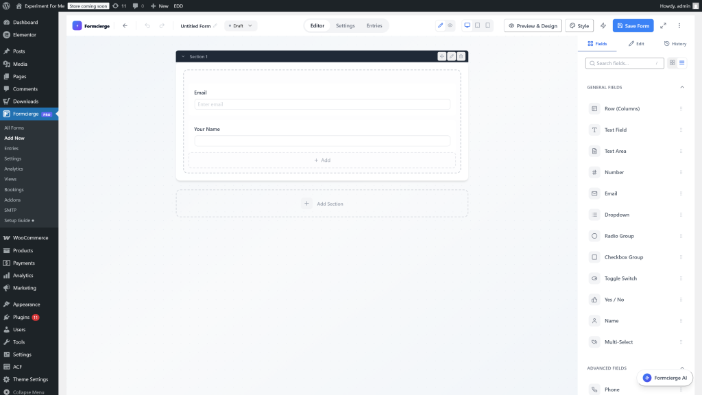 Step 12: Embedding with the Classic Editor