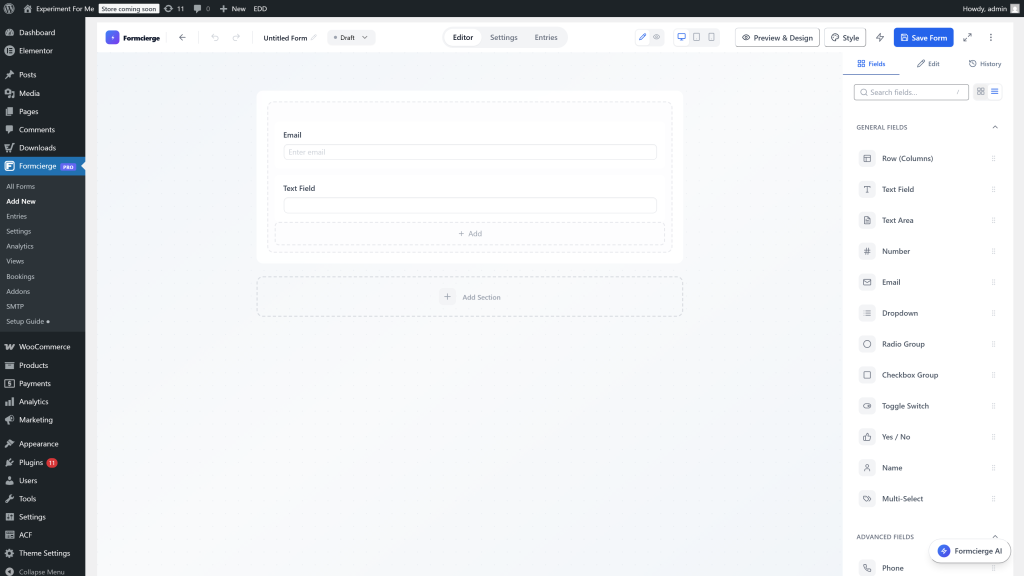 Step 16: Return to the builder