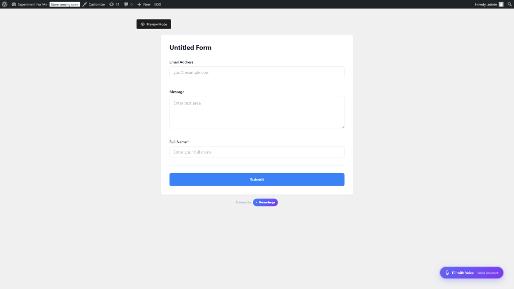 Step 16: Test the form validation