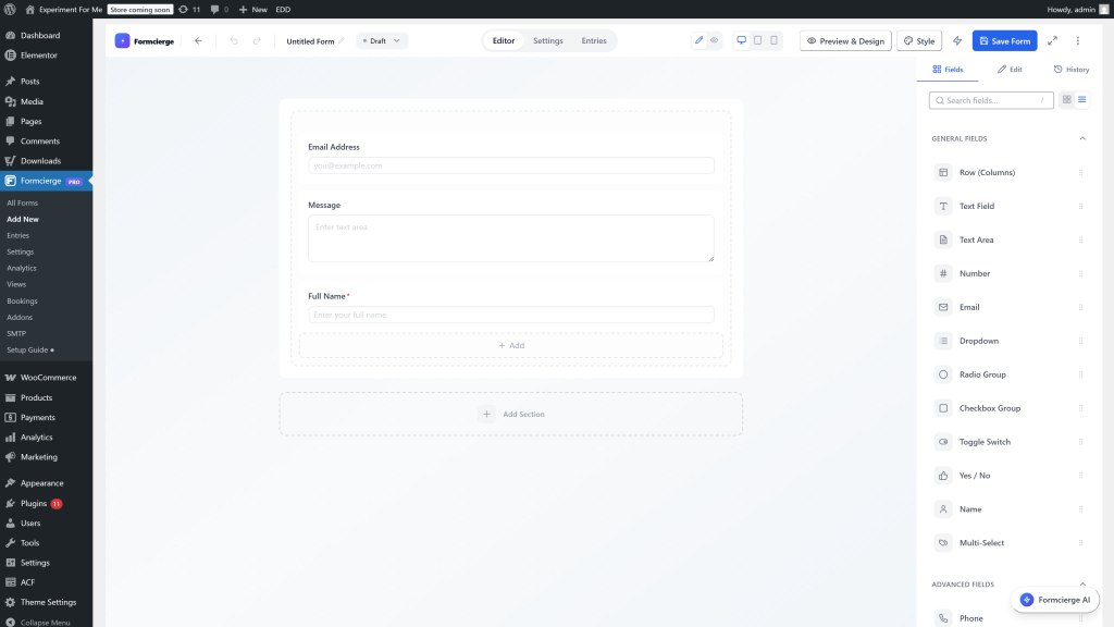 Step 17: Return to the builder